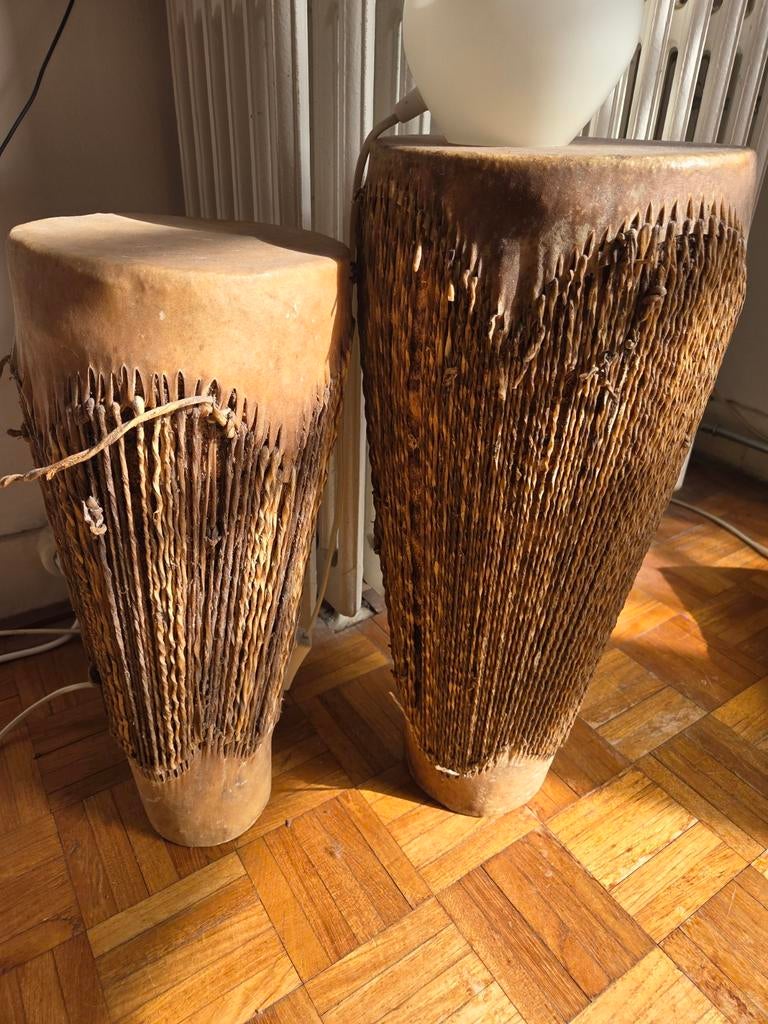 Twee djembees, Ophalen, Gebruikt, Trommel