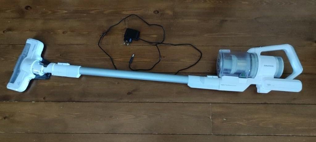 Grundig Steelstofzuiger 18V Li-Ion - Krachtig & Draadloos, Witgoed en Apparatuur, Stofzuigers, Gebruikt, Stofzuiger, Ophalen of Verzenden