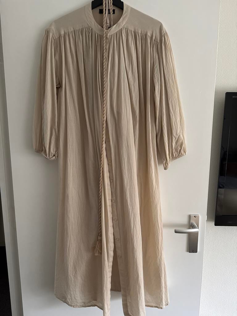 Ibana Zomerjurk/Tuniek met Onderjurkje Maat 40, Kleding | Dames, Jurken, Maat 38/40 (M), Beige, Ophalen of Verzenden, Zo goed als nieuw