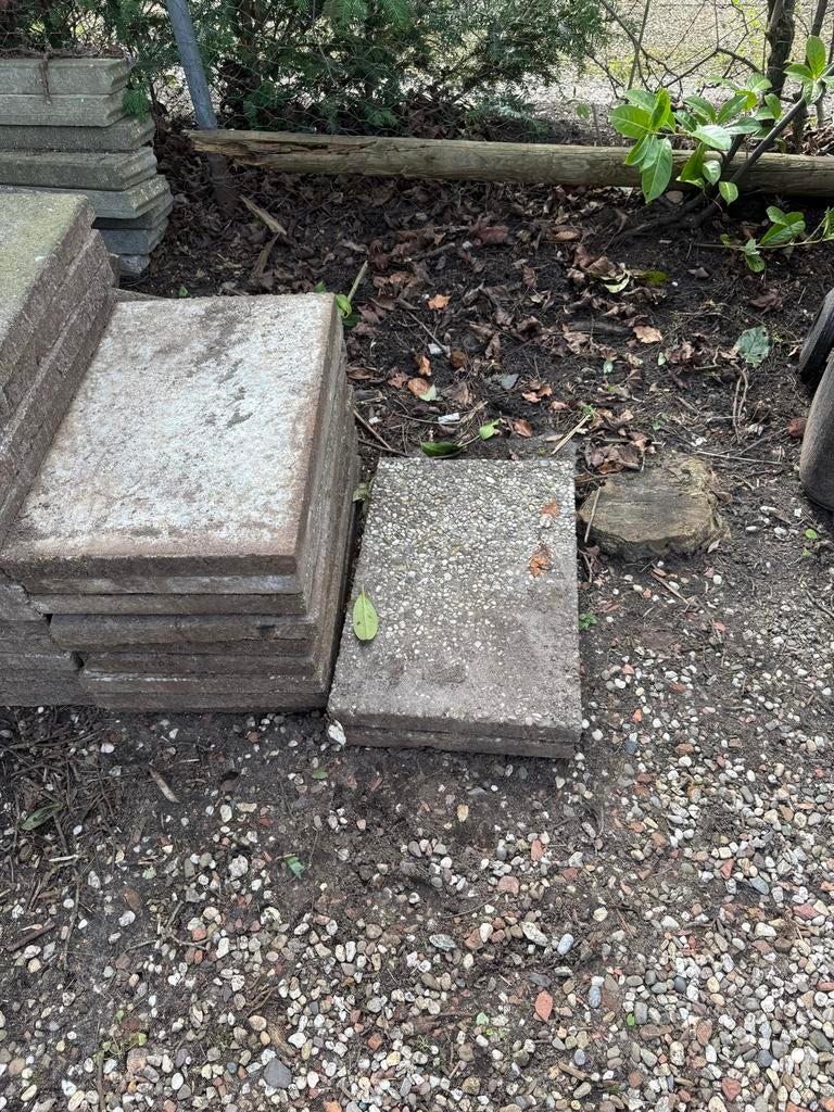 Diverse grindtegels en terrastegels 50x50 en 60x40, Tuin en Terras, Tegels en Klinkers, Ophalen, Gebruikt, Minder dan 5 m², Grind