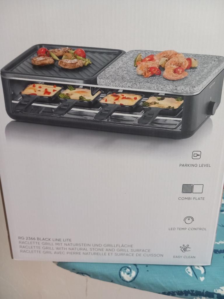 Nieuwe gourmet met bakplaat., Ophalen, Nieuw, 4 t/m 7 personen