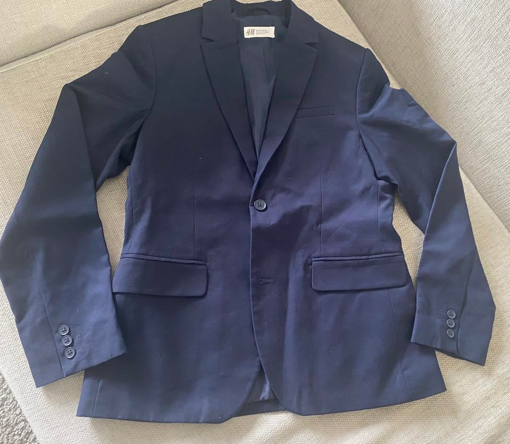 Blauwe jongens Colbert, Ophalen of Verzenden, Zo goed als nieuw, Jongen, Jas