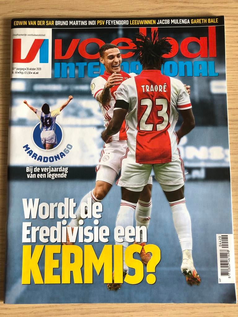 Voetbal International Maradona 60 jaar, Ophalen of Verzenden, Zo goed als nieuw, Overige binnenlandse clubs, Boek of Tijdschrift