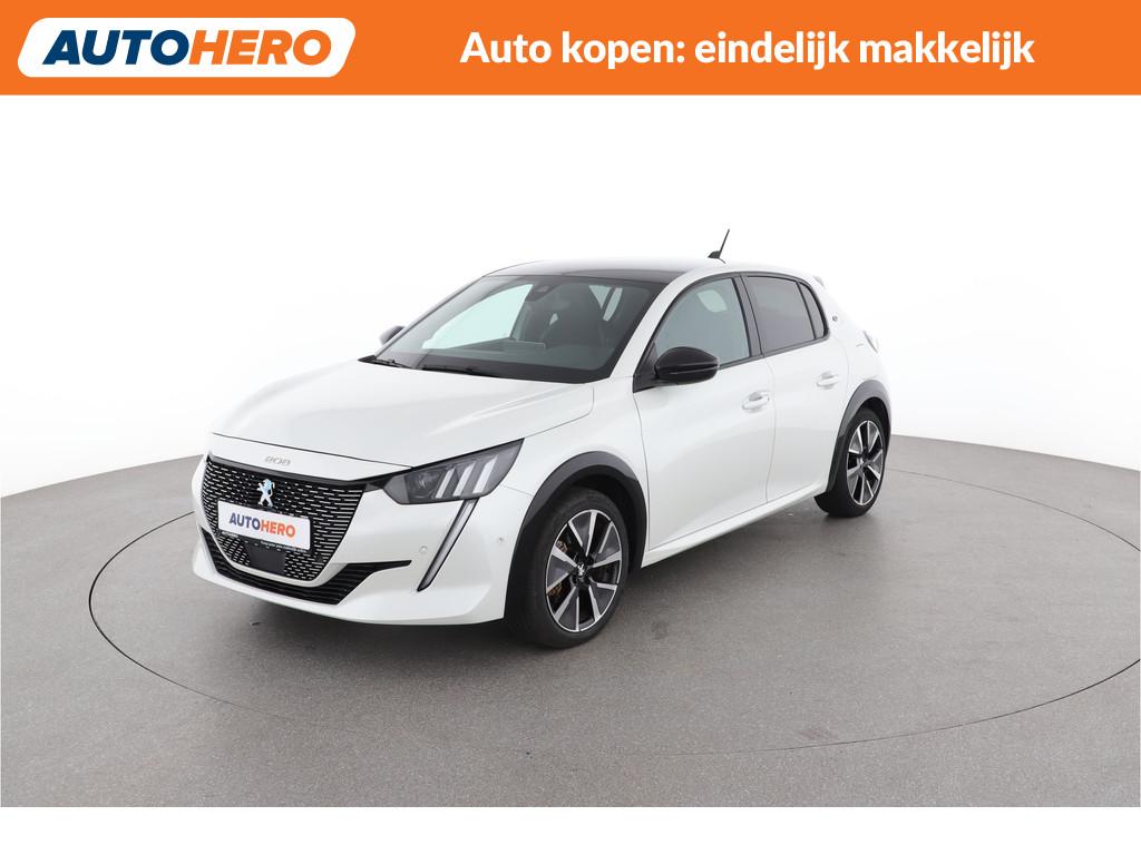Peugeot e-208 EV Active 50 kWh |HA81288| (bj 2021), Auto's, Met garantie (alle), Leder en Stof, Wit, Elektrisch