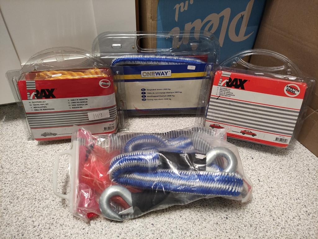 Lot van sleepkabels auto nieuw, Ophalen of Verzenden, Nieuw