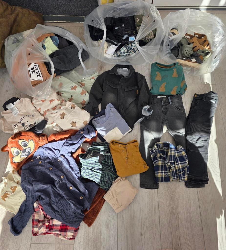 Partij Jongens kleding en schoenen sandalen maat 98, Kinderen en Baby's, Ophalen, Zo goed als nieuw, Maat 86