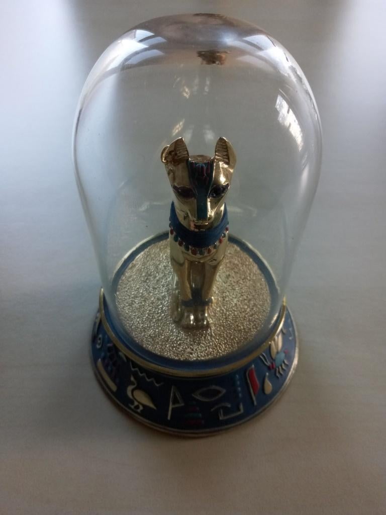 Franklin Mint de godin Bastet, Verzenden, Gebruikt, Porselein, Beeldje(s)