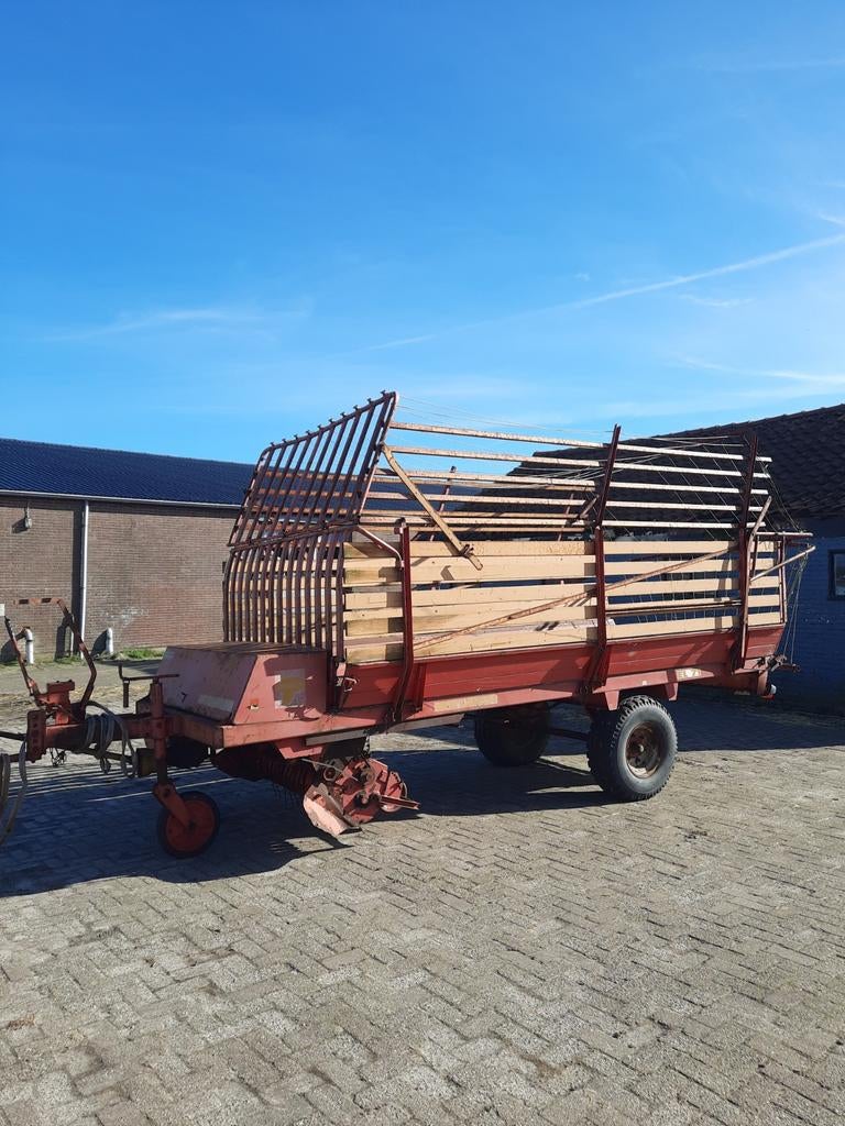 Opraapwagen  en mestverpreider, Ophalen, Weidebouw