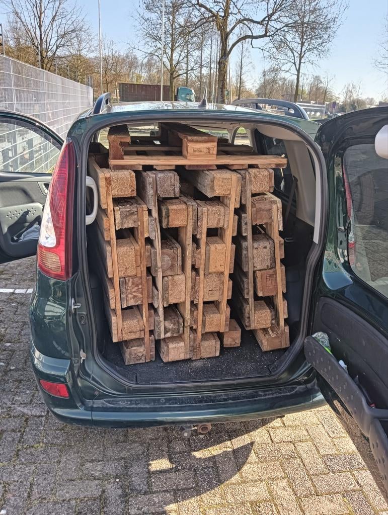 7 Euro epal pallets, Ophalen, Overige houtsoorten, Minder dan 200 cm, Pallet