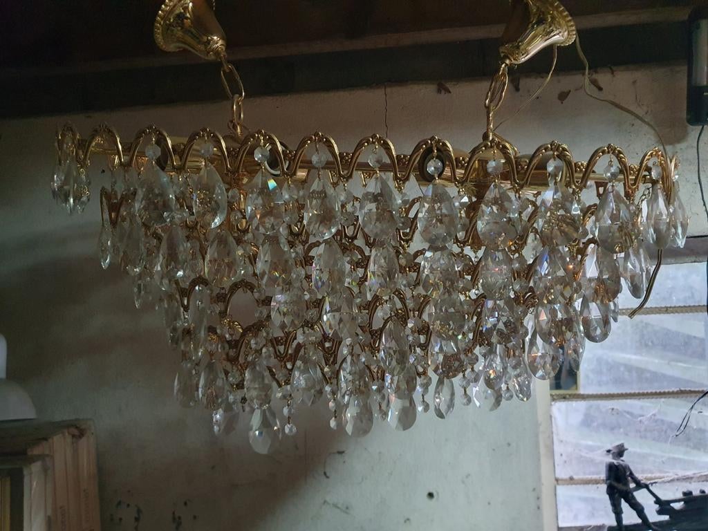 Plafonnière kristal, Ophalen of Verzenden