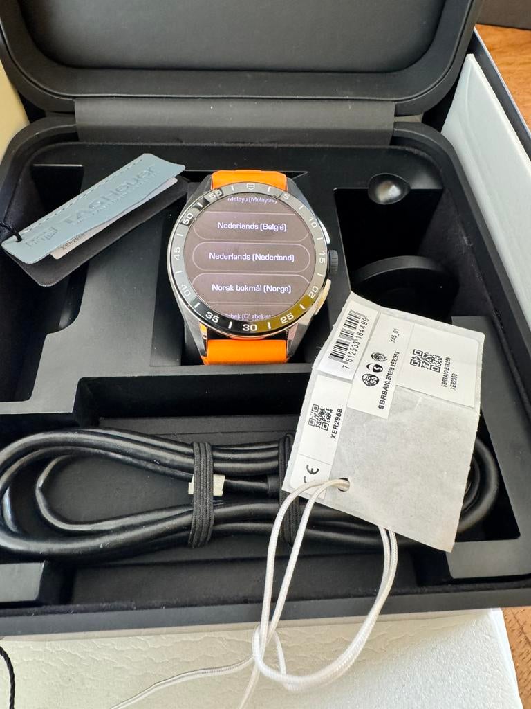 Tag Heuer Connected E4, Ophalen of Verzenden, Zo goed als nieuw, Zwart, Android