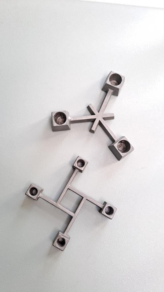 Jens Quistgaard kandelaars, Ophalen of Verzenden, Overige materialen, Minder dan 25 cm