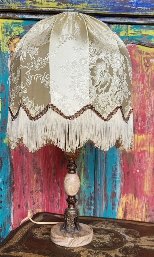 Prachtig/Antiek/Onyx/Lamp, Ophalen of Verzenden