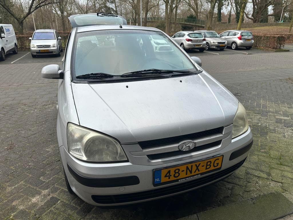 Hyundai Getz 1.3 3DRS 2004 Grijs, Voorwielaandrijving, 450 kg, 40 €/maand, 4 cilinders