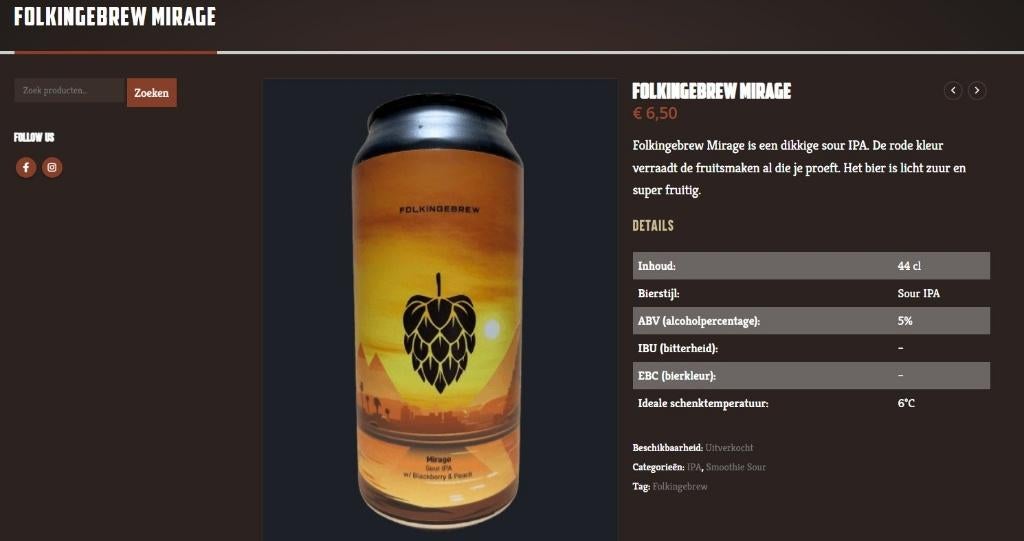 Speciaal bier aangeboden voor de echte kenner/liefhebber, Ophalen of Verzenden, Nieuw, Overige typen, Overige merken