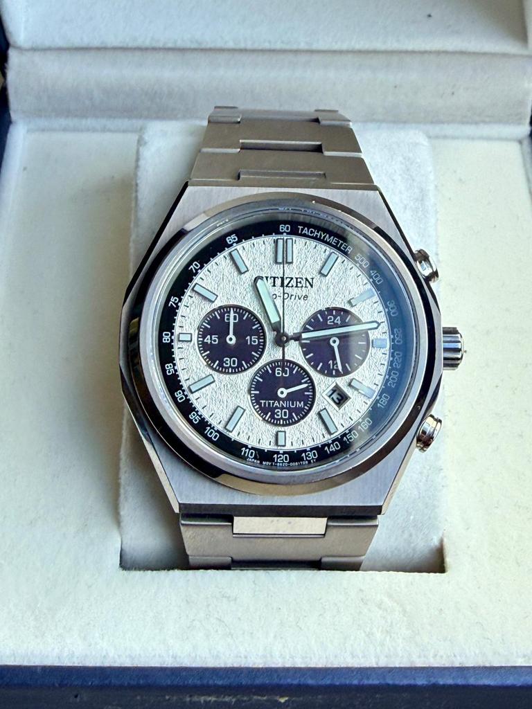 Citizen Zenshin Panda chronograaf, Ophalen of Verzenden, Zo goed als nieuw, Citizen