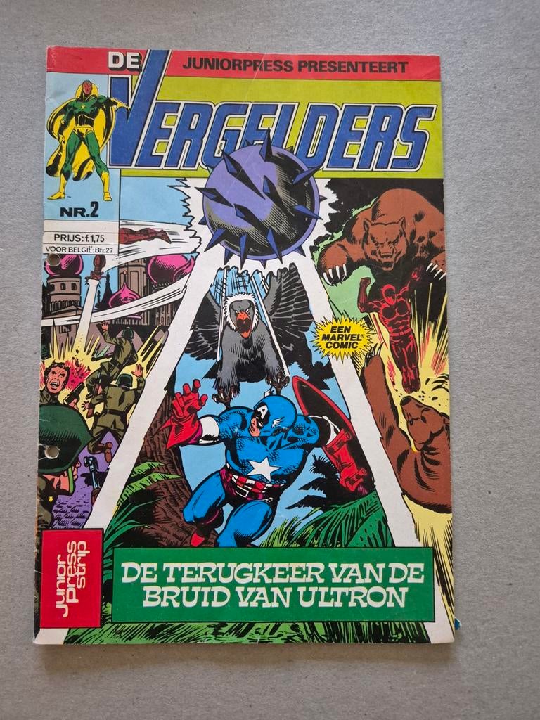 De Vergelders Nr. 2 - Bruid van Ultron - Juniorpress Marvel, Ophalen of Verzenden