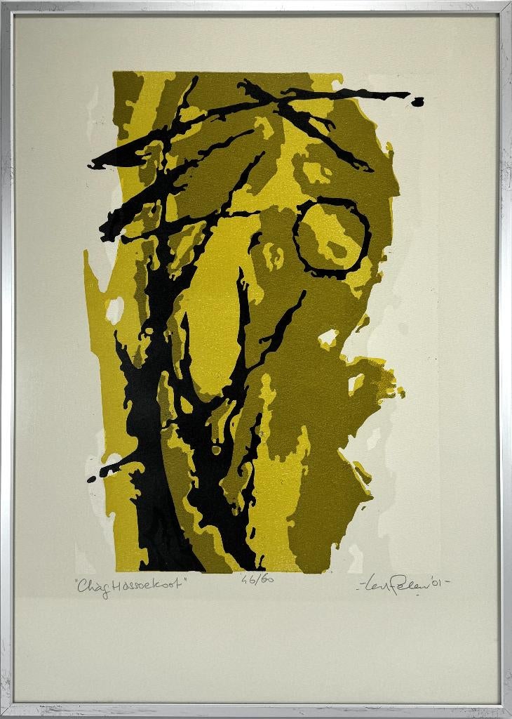 720. Zeefdruk, Ted Felen - "Chag Hassoekoot", 2001, Ophalen of Verzenden