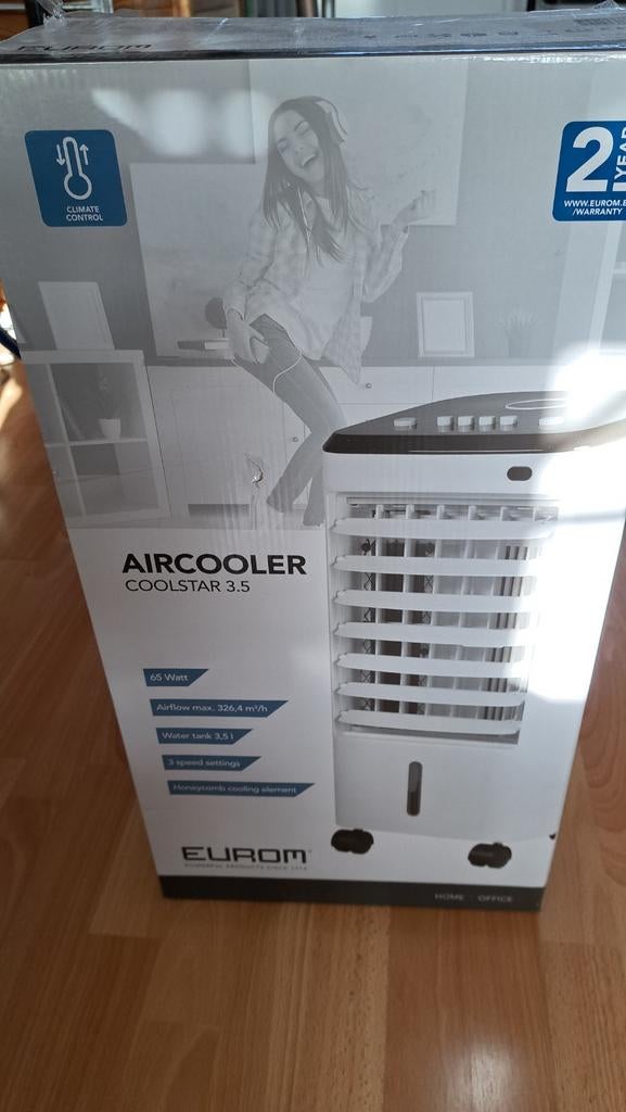 Aircooler verrijdbaar., Ophalen, Minder dan 60 m³, 3 snelheden of meer, Zo goed als nieuw
