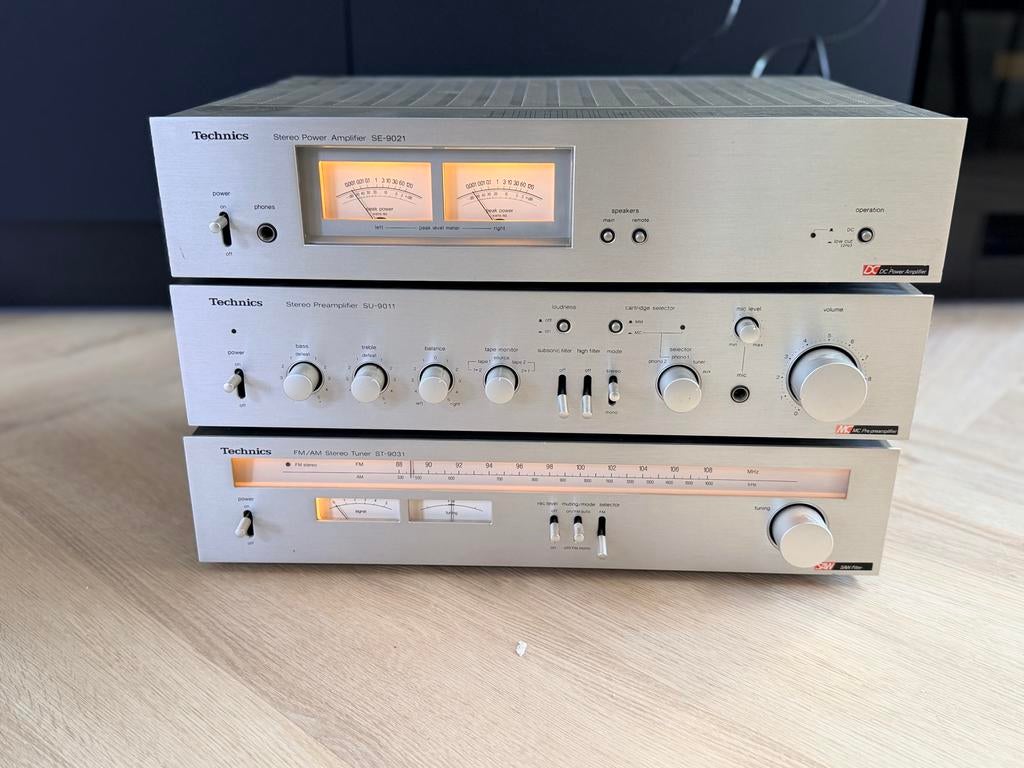 Technics SE-9011 SU-9021 ST-9031 Vintage Hifi Set, Overige merken, Gebruikt, Ophalen of Verzenden, 60 tot 120 watt
