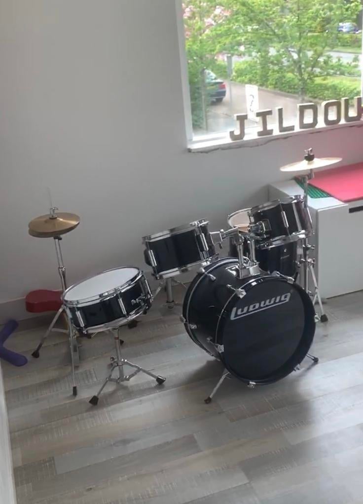 Drumstel, Muziek en Instrumenten, Ophalen of Verzenden, Gebruikt, Overige merken