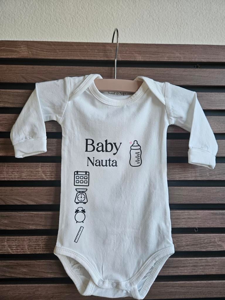 Gepersonaliseerd romper, Ophalen of Verzenden, Nieuw, Jongetje of Meisje, Nacht- of Onderkleding