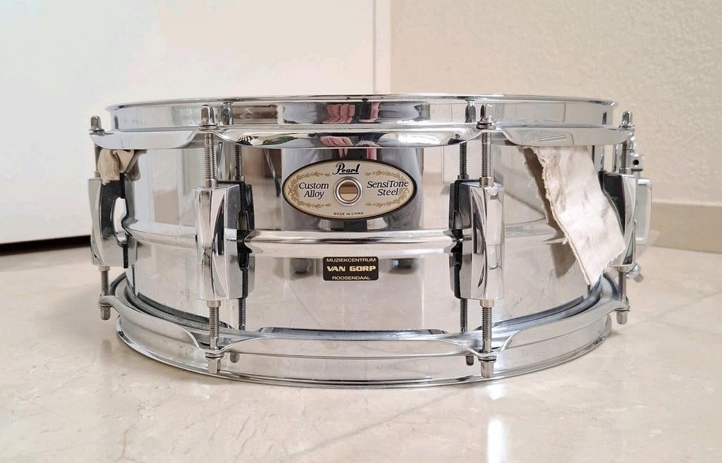 Pearl Session custom alloy snare drum 14" snaredrum, Drums of Percussie, Ophalen of Verzenden, Zo goed als nieuw, .