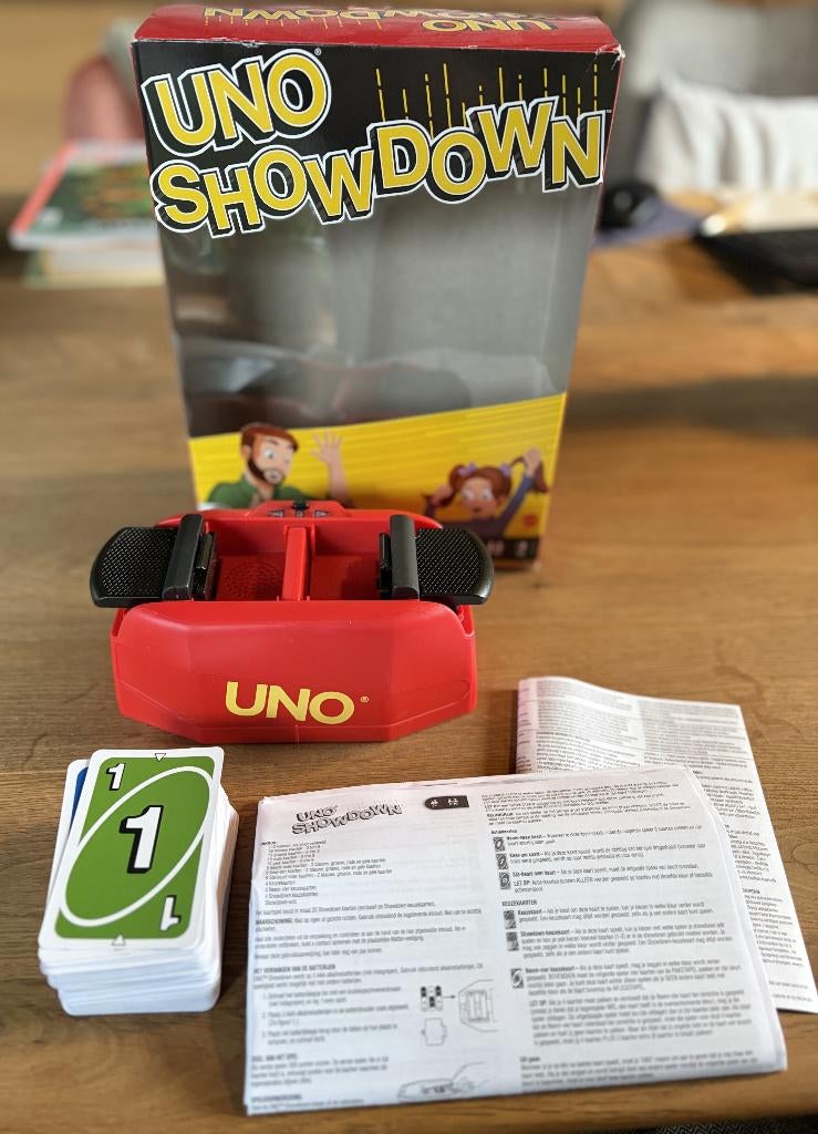 UNO showdown - Spel, Vijf spelers of meer, Ophalen of Verzenden, Zo goed als nieuw, Mattel Games