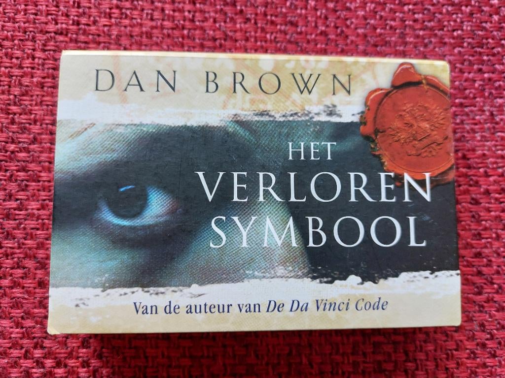 Het verloren symbool- dan brown- dwarsligger 50, Ophalen of Verzenden, Gelezen, Dan Brown