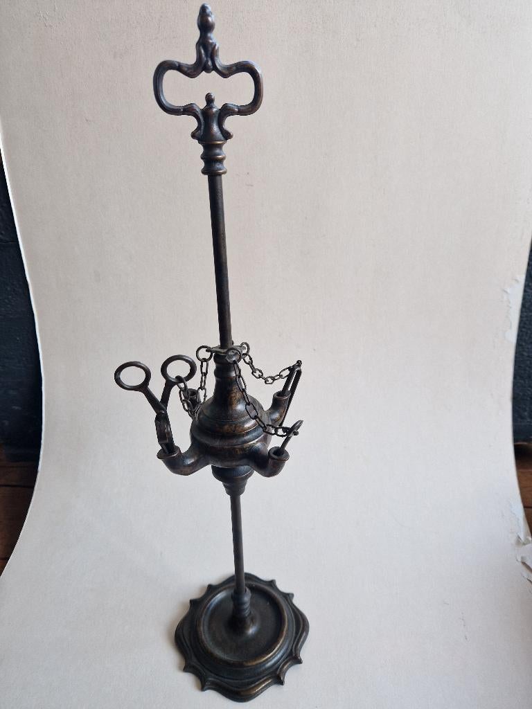 Vintage messing Florentijnse olielampje, Ophalen of Verzenden