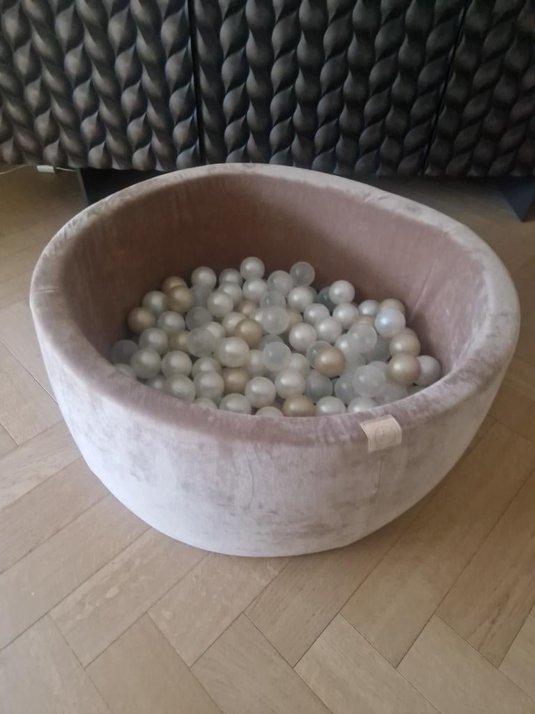 Misioo ballenbak met ballen - Roze/beige, Ophalen, Gebruikt, Jongen of Meisje