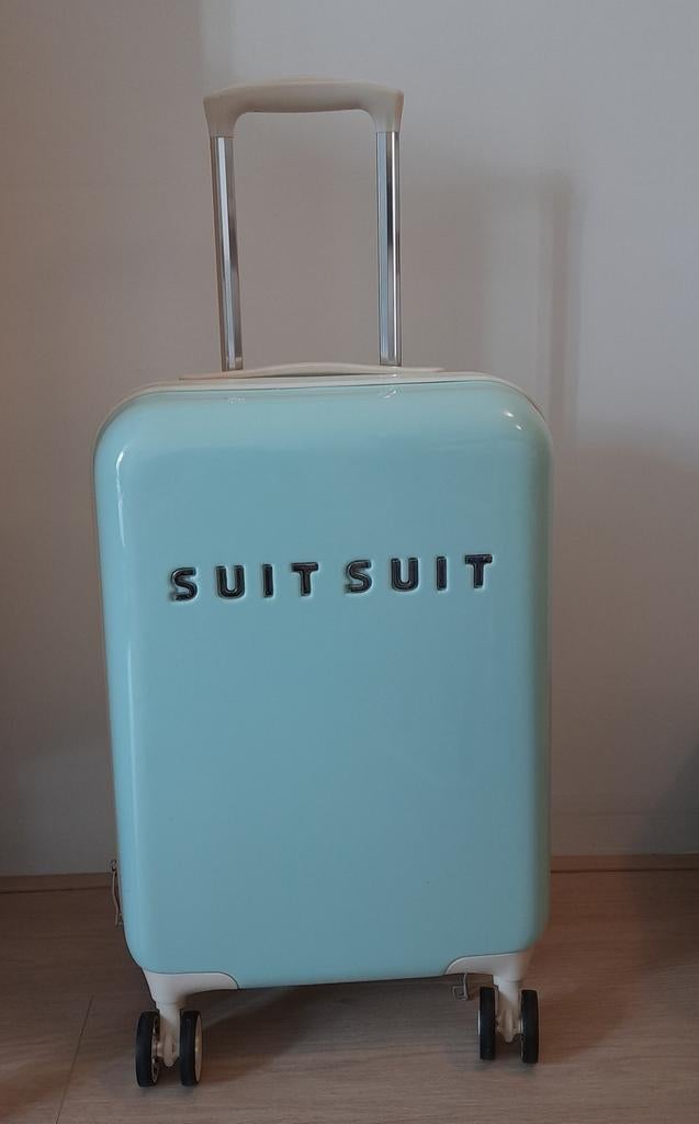Nieuwe Suitsuit handbagage koffer inclusief beschermhoes, Ophalen, 50 tot 60 cm, Hard kunststof, Nieuw