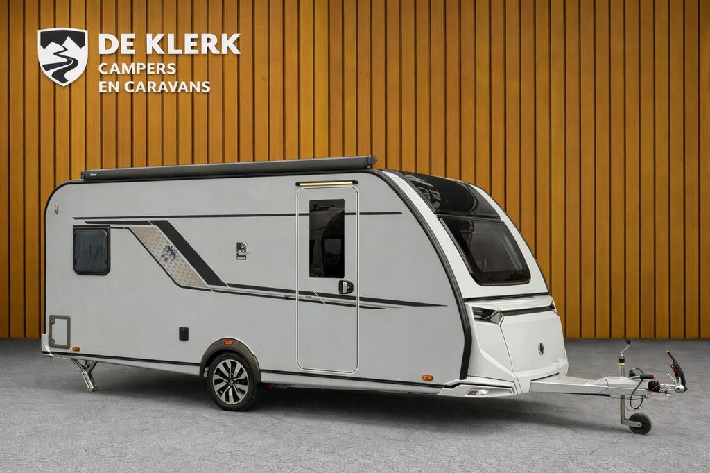 Knaus SUDWIND 500 PF Black Selection Campovolo grey 50% Deal, Caravans en Kamperen, Caravans, 7 tot 8 meter, Bedrijf, Info@deklerkcaravans.nl