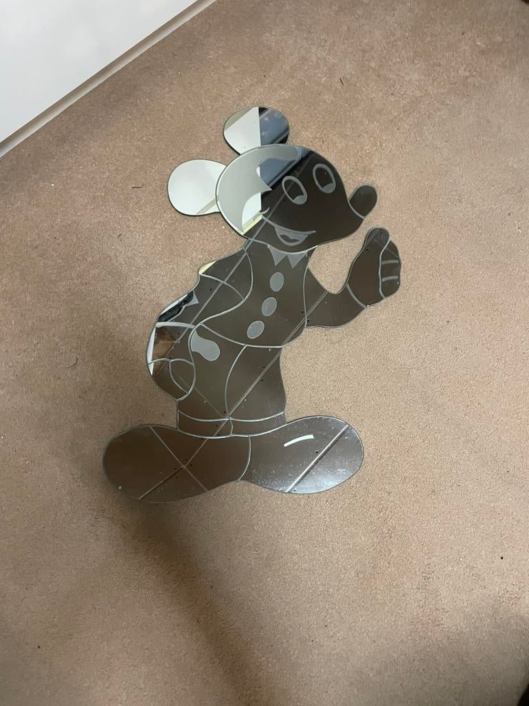 Mickey Mousse Spiegel, Verzamelen, Disney, Ophalen, Mickey Mouse, Zo goed als nieuw, Beeldje of Figuurtje