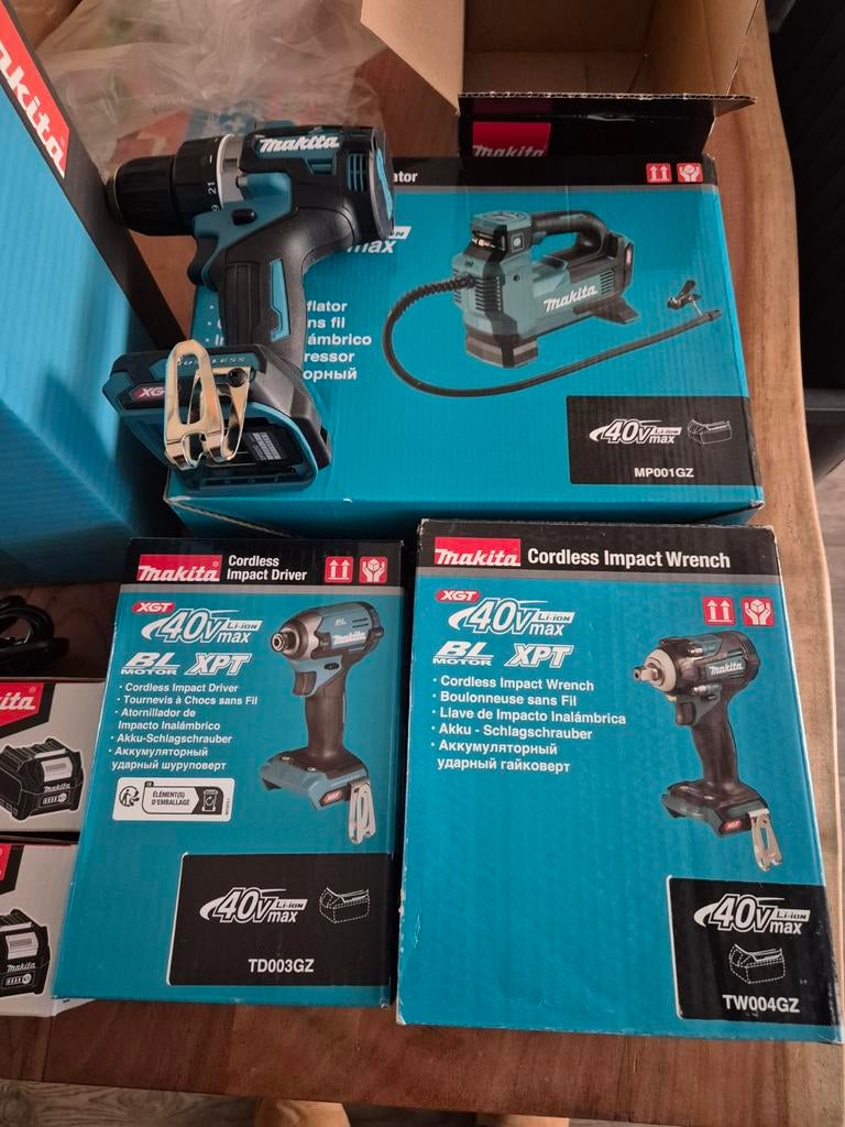 MAKITA SET 40VOLT NIEUW GRATIS WERA BITSET, Ophalen of Verzenden, Nieuw, Overige typen