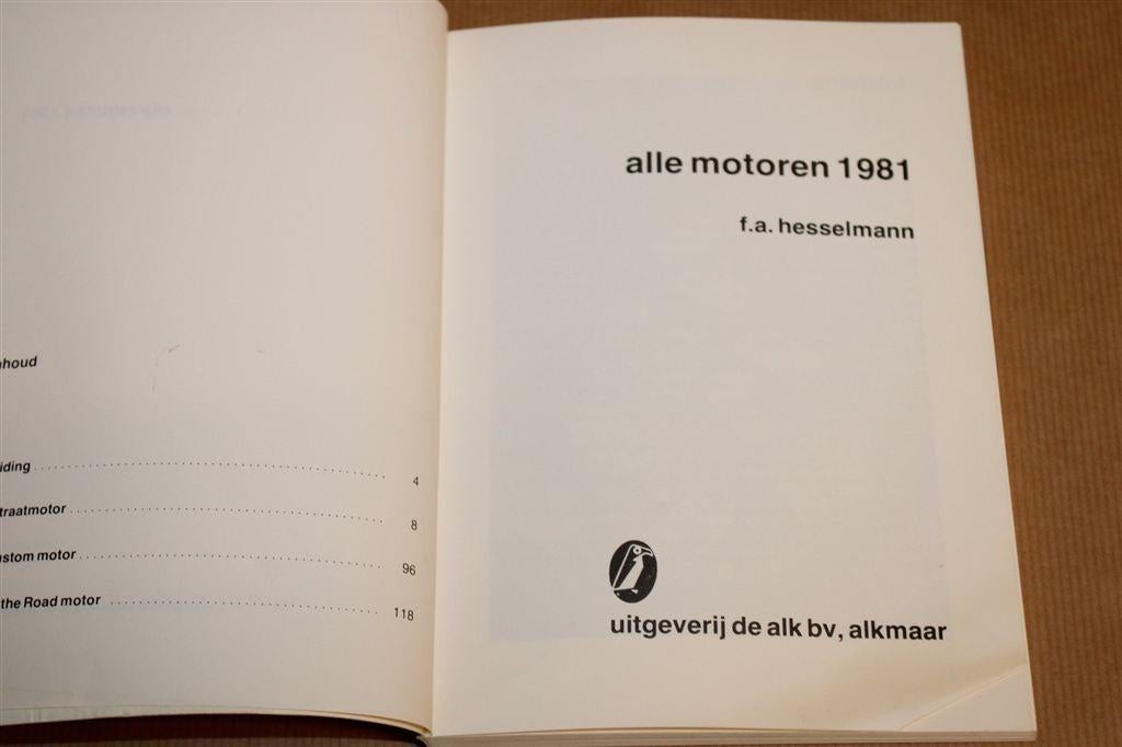 Alle Motoren 1981 — Compleet Overzicht & Specificaties, Boeken, Motoren, Ophalen of Verzenden, Gelezen