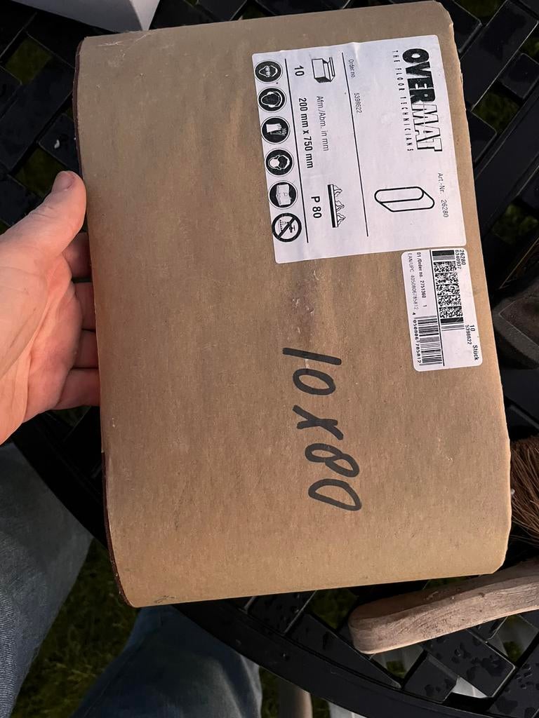 Bandschuurmachine / schuurpapier, Ophalen, Nieuw