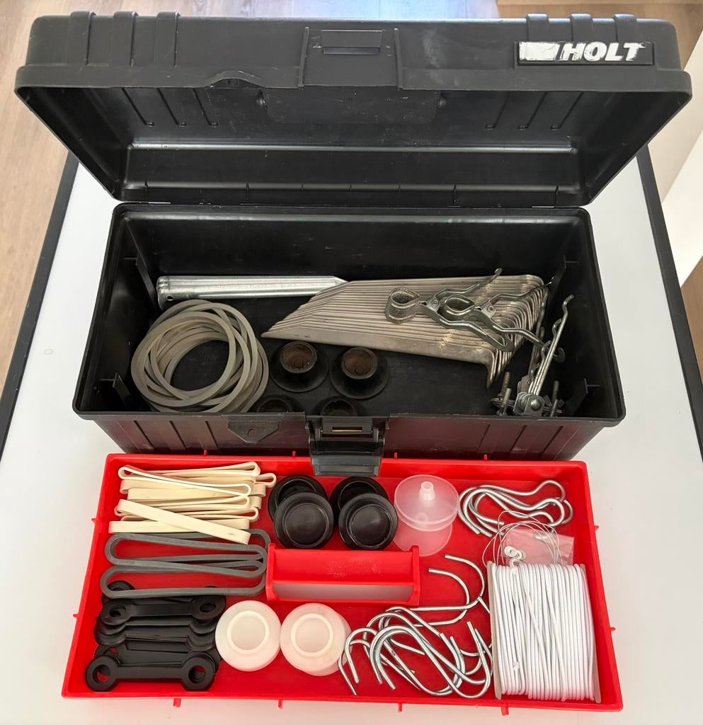 Service koffer voor tentkampeerders of caravan met voortent, Ophalen of Verzenden, Zo goed als nieuw