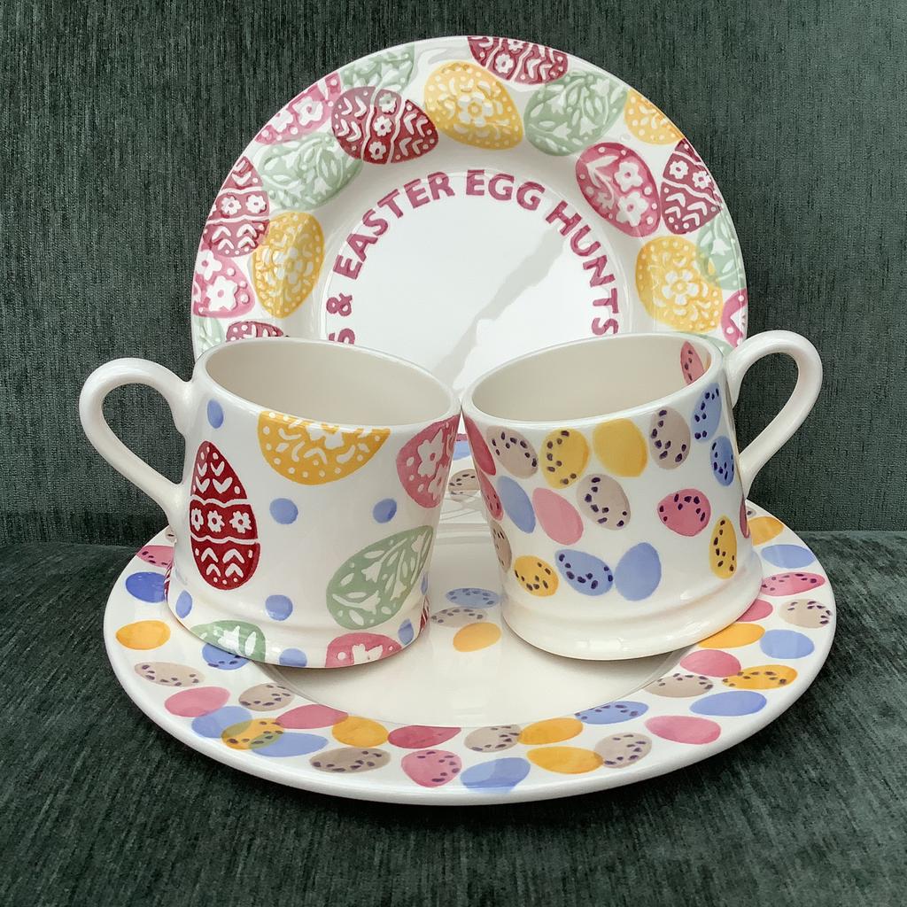 Emma Bridgewater - servies - PASEN 🐣 Easter Eggs - Nieuw!, Nieuw, Ophalen of Verzenden, Bord(en), Overige stijlen
