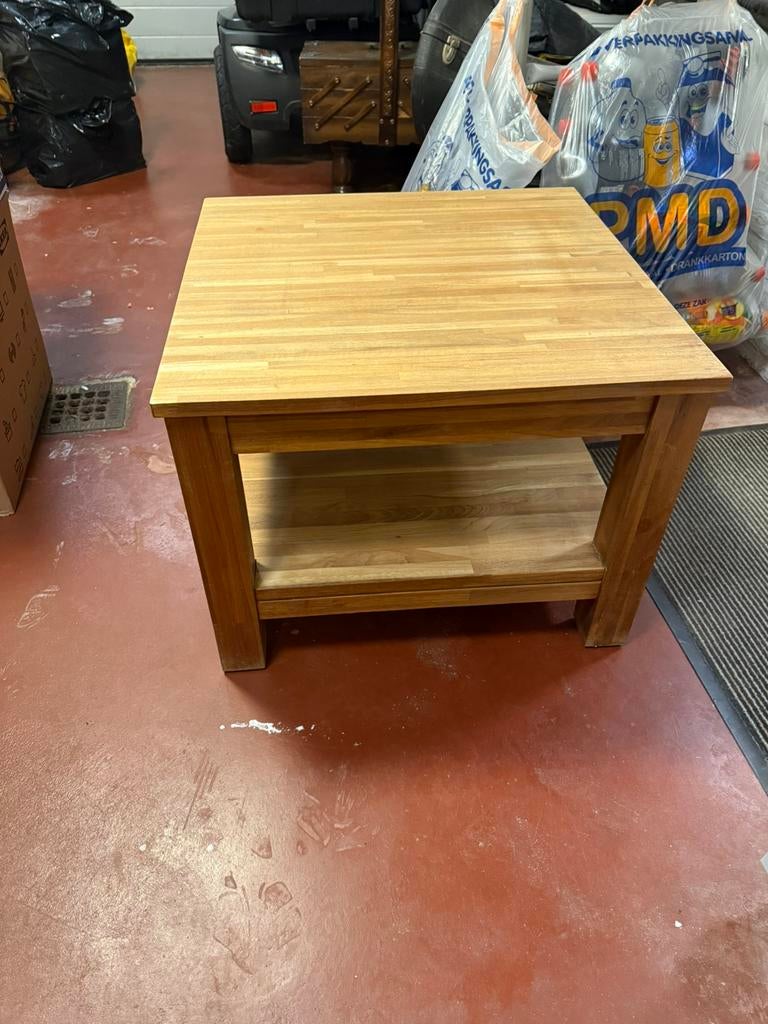 Leuke salontafel, Ophalen, Gebruikt, 50 tot 100 cm, Vierkant