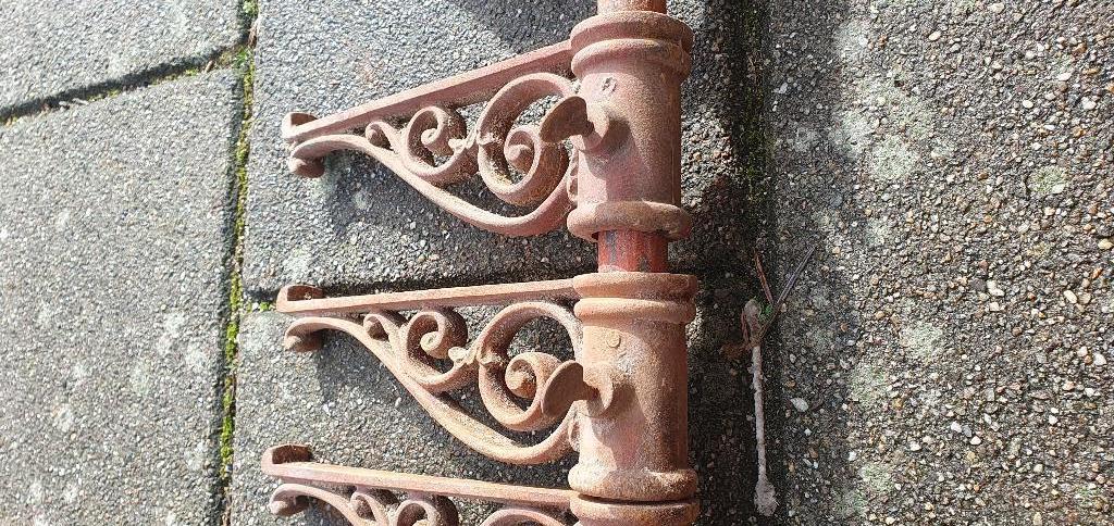 Antieke plankdragers, Huis en Inrichting, Woonaccessoires | Wandplanken en Boekenplanken, Ophalen of Verzenden, Gebruikt