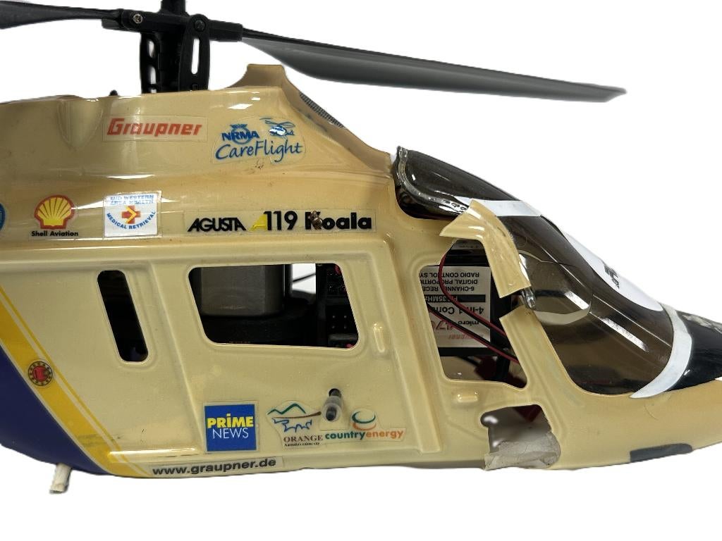 Graupner helicopter rc modelbouw, Ophalen of Verzenden, Gebruikt