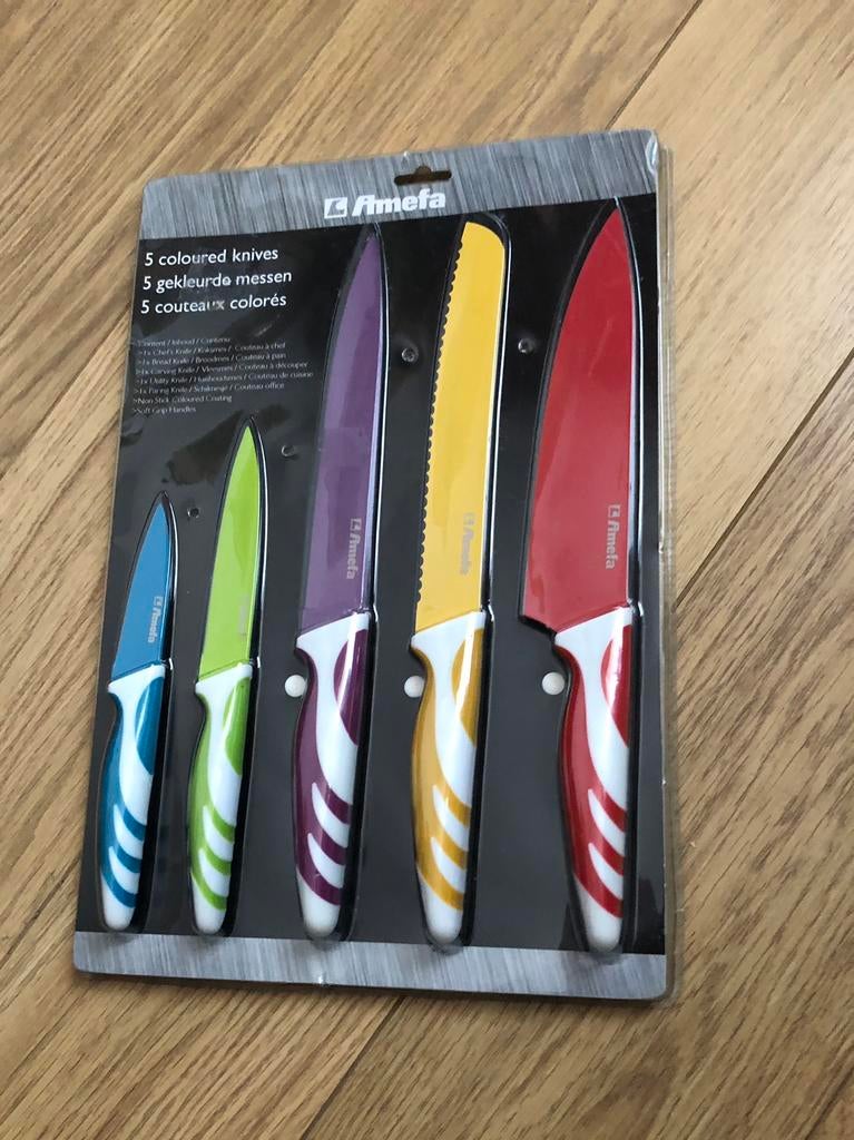 Amefa messenset nieuw, Ophalen, Zo goed als nieuw