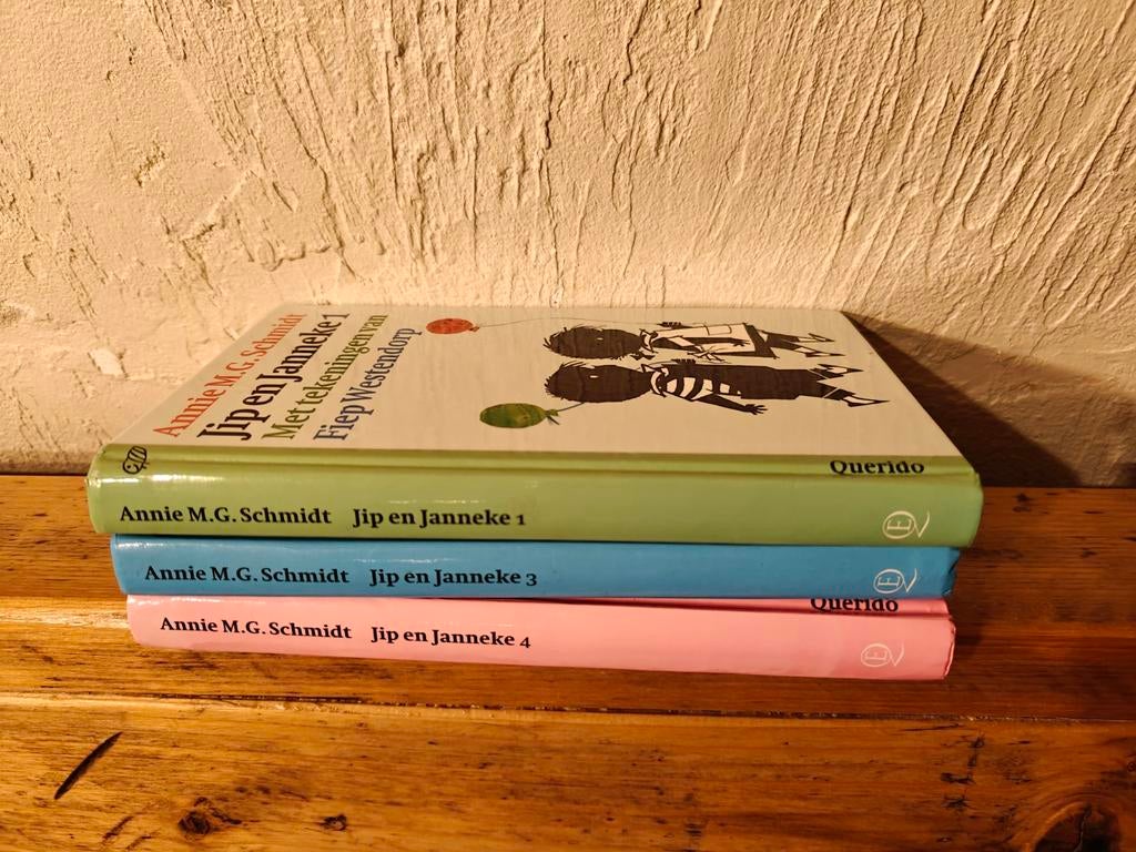 3 Retro boeken van Jip en Janneke., Ophalen of Verzenden, Zo goed als nieuw, Fictie algemeen