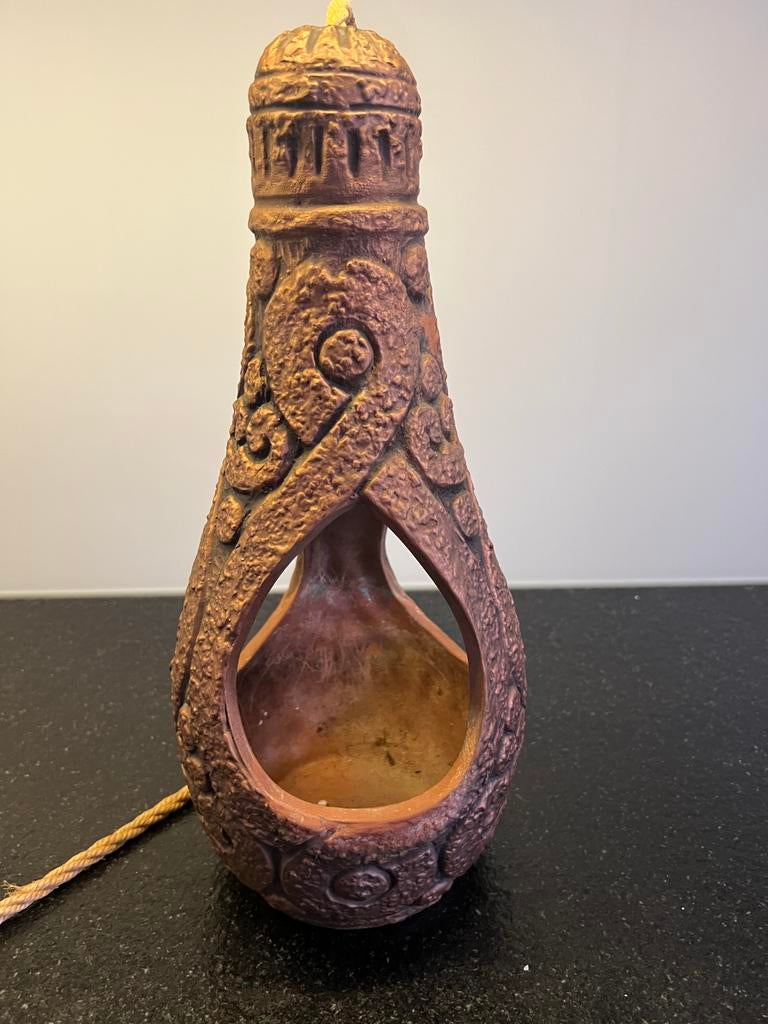 Vintage keramieke plantenpak/ hangpot/ sierpot/ jaren 70, Ophalen