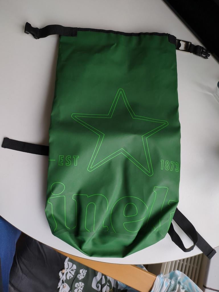 Heineken waterdichte rugzak / dry bag, 25 tot 40 cm, Nieuw, Ophalen of Verzenden, Waterdicht
