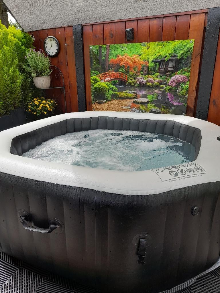 Jacuzzi de luxe Intex Pure Spa Jet & Bubble, Ophalen, Zo goed als nieuw, Filter, Opblaasbaar