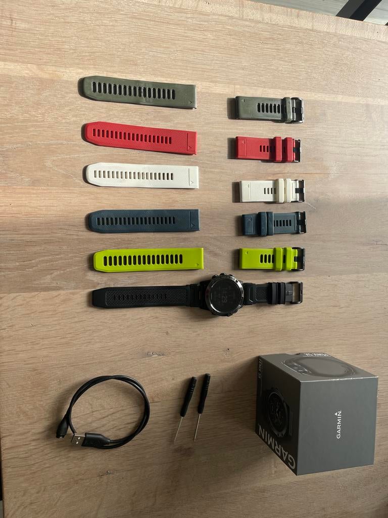 Garmin Fenix 5X Sapphire Multisport GPS Smartwatch, Sieraden, Tassen en Uiterlijk, Sporthorloges, Zwart, Ophalen of Verzenden