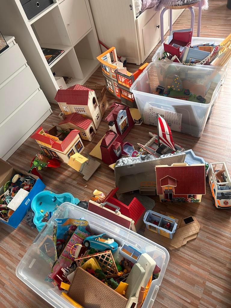 Grote verzameling playmobil met huizen en auto's, Kinderen en Baby's, Speelgoed | Playmobil, Gebruikt, Ophalen of Verzenden