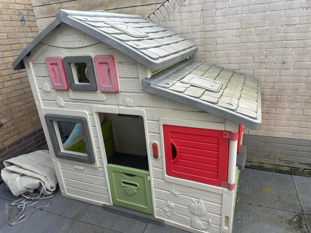 Smoby speelhuisje (werkende bel), Ophalen of Verzenden, Gebruikt, Kunststof